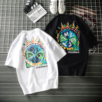 Junior high school student short sleeve T-shirt 12 Summer fit 13 Boy 14 Han version 15-year-old teenager Big boy clothes 16 handsome