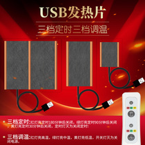 Carbon fiber heating sheet small size heating sheet plastic sealing heating sheet hot coating electric heating film available charging treasure USB head