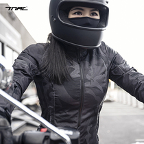TNAC Tuochi motorcycle riding suit female Four Seasons waterproof drop-proof locomotive racing suit jacket top camouflage slim