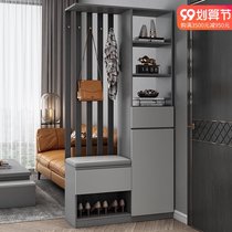 Nordic porch cabinet partition into home change shoes stool screen modern simple living room decoration cabinet wine cabinet shoe cabinet Hall Cabinet