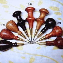 Leather products cone leather tool awl pyramid crochet pin line shoe set manual repair shoes
