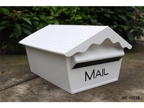 1023b All-aluminum pole mailbox mailbox Mailbox letter box Villa garden decoration Shop decoration