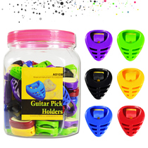 Pica sleeve color standard heart type paddle box can be pasted with colorful guitar heart-shaped paddle Holder