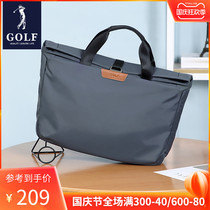 Golf briefcase mens 2021 new minimalist youth Hand bag business computer shoulder crossbody canvas bag