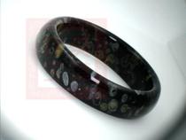 Luoyang plum jade bracelet natural jade bracelet peach pollen agate red emerald green Nuwa meteorite 52 bracelet