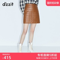 dzzit autumn and winter counter new leisure wind slim skin half a skirt womens 3C4S2301W