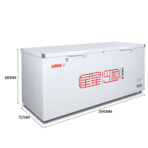 Star single temperature freezer refrigerator refrigerator 718 liters 1 9 meters freezer refrigerated freezer horizontal large freezer commercial large capacity