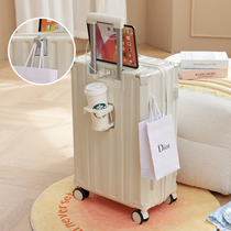 Multifunctional suitcase female 20 inch high-value zipper trolley case universal wheel 24 inch male student travel password box