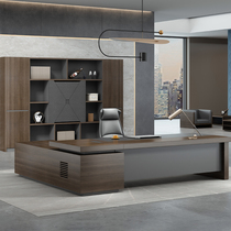 Desk simple modern large class desk boss desk manager table master desk single office desk and chair combination boss table