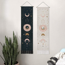 Long decorations on the wall small pendants living room bedroom rectangular hanging cloth background wall porch wall hanging ornaments
