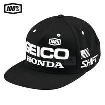 United States 100% Geico off-road motorcycle cooperative hip hop hat factory team racing leisure hat cap cap