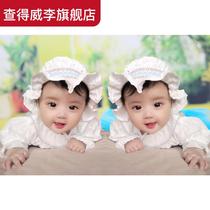 Meneva Big Eyes Twins Baby Poster Beautiful Baby Poster Painting Portrait Pregnancy Wedding House Early Tire Painting
