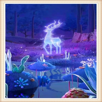 Cool dog stars live on the ancient giant Kun Moonlight City Linsen fairy deer Royal Dragon in the sky romantic flower sea hot sales