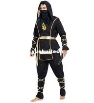 Men Japanese ninja costumes adult halloween cosplay disfrace