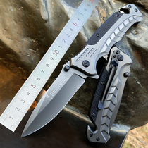 Outdoor folding knife self-defense pocket knife portable mini fruit knife high hardness saber portable multifunctional knife
