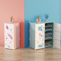 Simple Shoe Cabinet New Home Interior Dorm Room Balcony Containing Multilayer Economy Type Province Space Large Capacity Shoe Holder