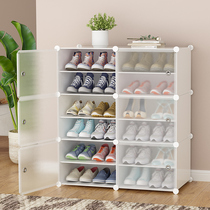 Simple shoe rack small narrow door home interior good-looking new multi-layer dustproof storage artifact dormitory bedroom shoe cabinet
