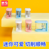 Chenguang cartoon mini pencil sharpener for primary school students with portable small pencil sharpener pencil sharpener eyebrow pencil knife children Single hole plastic pen planing machine kindergarten cute single hole pen automatic