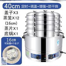 Electric steamer mass storage device stainless steel three-in-one small power 220v glutinous rice cooker 46