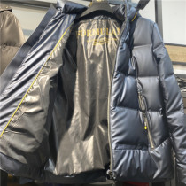 High fluffy 90 white duck down winter mens short rubber casual jacket jacket 2020 new down jacket
