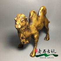 Pure copper antique large double-peak camel ornaments