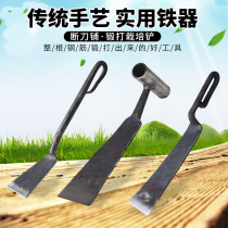Forging and beating small iron shovel manganese steel Home seed Flowers Breeding flowers Vegetable Gardening agricultural tools Outdoor Digging Earth God Instrumental shovel