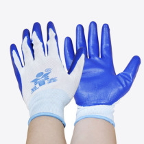Gardening gloves for planting flowers special hand protection stab-proof waterproof thickened durable labor protection wear-resistant latex double-layer clearance
