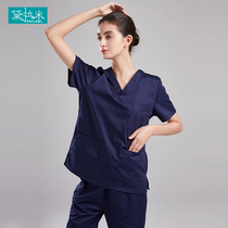 Wash clothes women Summer operating room work clothes men brush hand clothes oral dental doctor work clothes beauty salon nurse clothes
