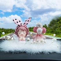 2021 net red on-board medium control desk decoration supplies big and high-end cute goddess small steam car ornament swing piece