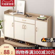  Shoe cabinet Household door large-capacity living room storage storage cabinet Balcony dustproof sundries cabinet small economical shoe rack