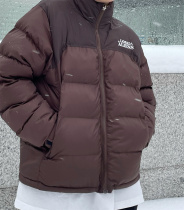 local aliens Indonesia real Pig Island winter independent retro brown down jacket Joker pop down jacket