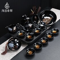 Heistis built a tea set set home Jingdezhen kung fu ceramic tea tray high-grade teapot tea cup