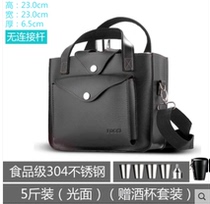  Russian 304 stainless steel wine jug 1 kg 3 kg 5 kg 7 kg 10 kg thickened wine jug outdoor portable wine jug