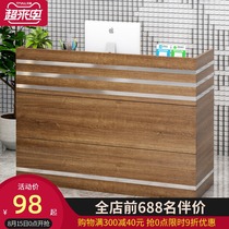 Small cashier Simple modern bar counter Shop counter table Convenience store Clothing store Beauty salon front desk Reception desk