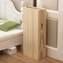 Solid wood flat bed can be folded to increase and widen the bed extend the edge of the bed widen the edge of the bed and modern style adult bed splicing artifact