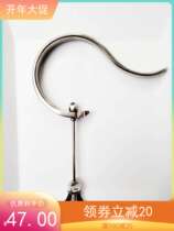 Thickened thrush cage stainless steel large hook bird hook thrush cage large hook bird cage accessories white copper hook brass hook