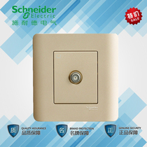 Schneider switch socket Tap Gold Single TV Single TV panel Tap Gold TV socket