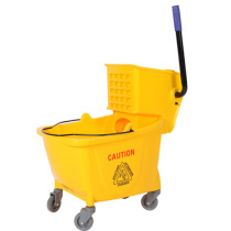 Clean water truck mop bucket Squeeze bucket Wash mop bucket Tun cloth clean mop bucket thicken increase capacity 24L
