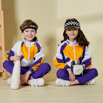 Kindergarten garden clothes spring and autumn school uniforms for primary school uniforms childrens class uniforms British college style sports three sets