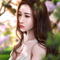 Solid doll Silicone male simulation girlfriend inflatable doll beauty wife sex flirting supplies