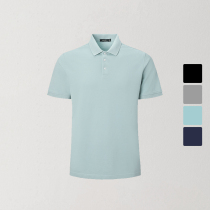 Netease strict polo shirt mens short sleeve lead T-shirt trend mens cotton collar lapel collar stand bottom T-shirt
