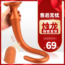 Vestibular anal plug Dafen fish for men and women adult fun anal expander Chrysanthemum super long masturbation device sm in-depth sex supplies