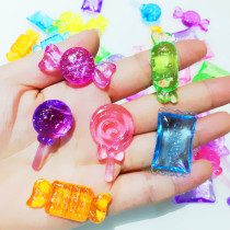 Childrens crystal lollipop luminous fruit candy candy gem series kids play home Toy Game reward gift
