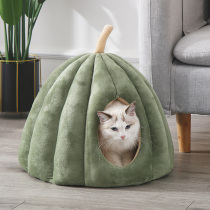 Cats Nest winter warm closed deep sleep tent large pumpkin Four Seasons universal cat nest pet supplies