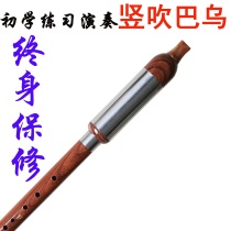 Bawu beginner practice Adult Bawu national musical instrument Vertical blow Bawu F tune G tone Resin bakelite Bawu