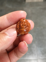 Wenzi nuclear carving play olive nuclear Su Gong handmade works Maitreya God of Wealth