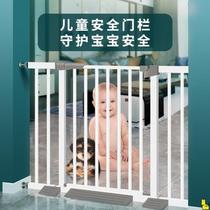 Stair door guardrail baffle isolation baby anti-fall safety door baby floor roof fence stair entrance fence