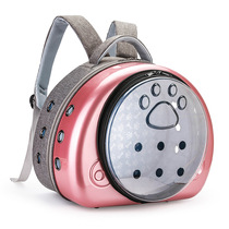 New pet bag out carrying bag transparent pet backpack porous breathable space pet backpack