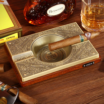 CIGARLOONG cigar ashtray Inca solid wood Metal Large caliber cigar smoker household cigarette smoker