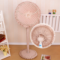 New European luxury fan cover fan all-inclusive dust cover electric fan three-piece package motor package column